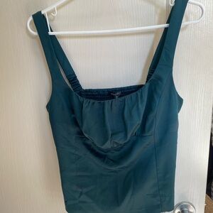 BNWT Green Satin Top